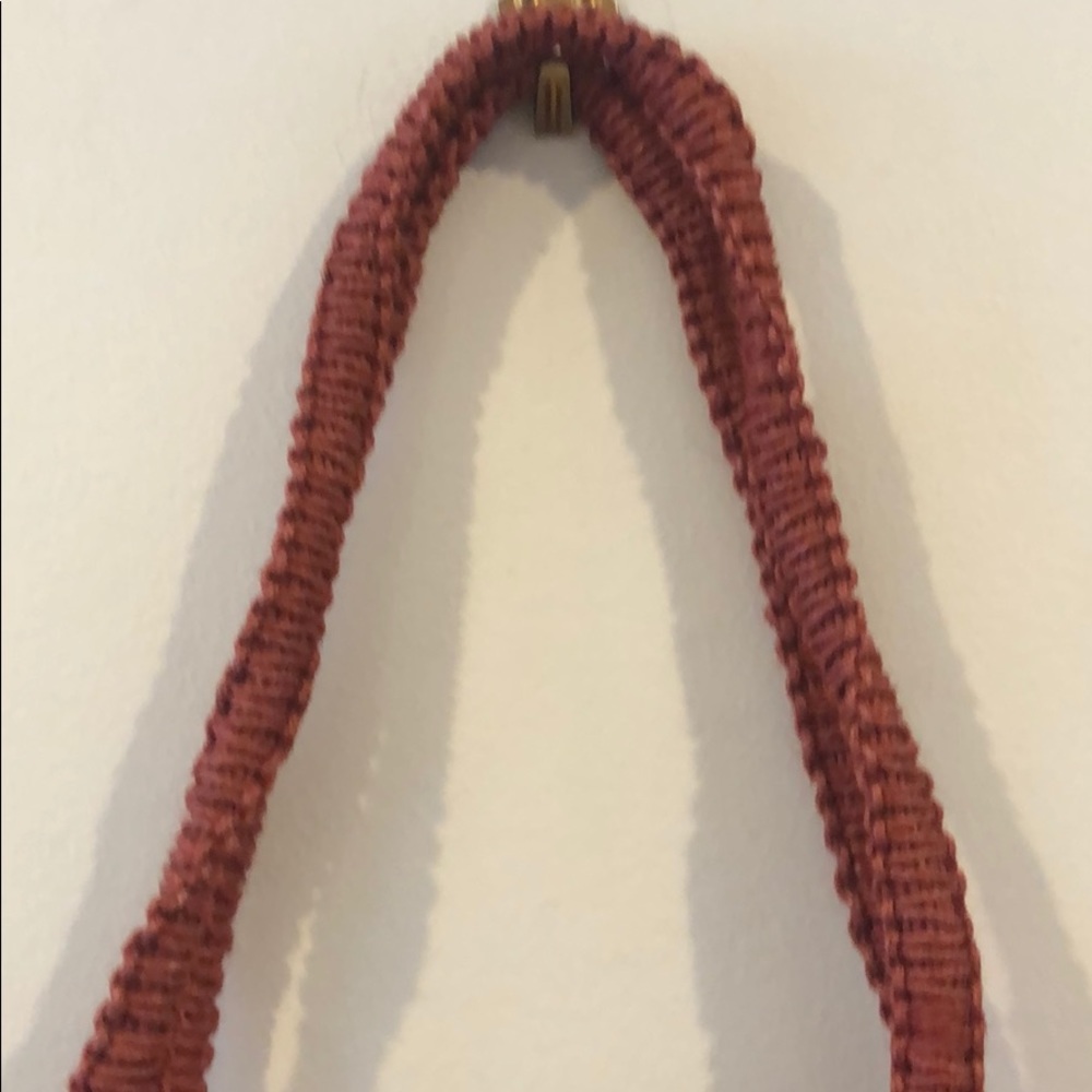 Free People Red ombre jute tote wildflower NWOT - Picture 5 of 7